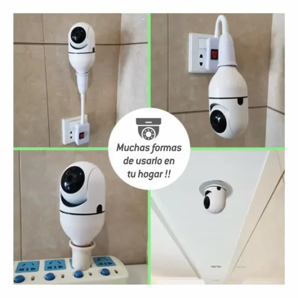 camara foco wifi1 Cámara Foco Wifi Inalámbrica