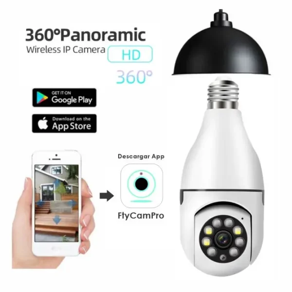 camara foco wifi2 Cámara Foco Wifi Inalámbrica