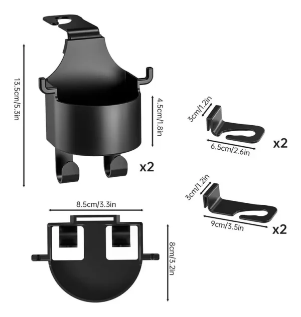 Porta Vasos para Autos5 Porta Vasos para Autos Pack 4