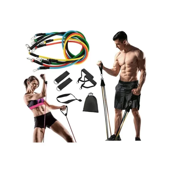 Set 5 Ligas de Resistencia Profesionales 100lb Bandas Resistencia