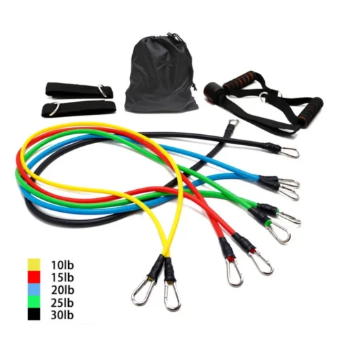 Set 5 Ligas de Resistencia1 Set 5 Ligas de Resistencia Profesionales 100lb Bandas Resistencia