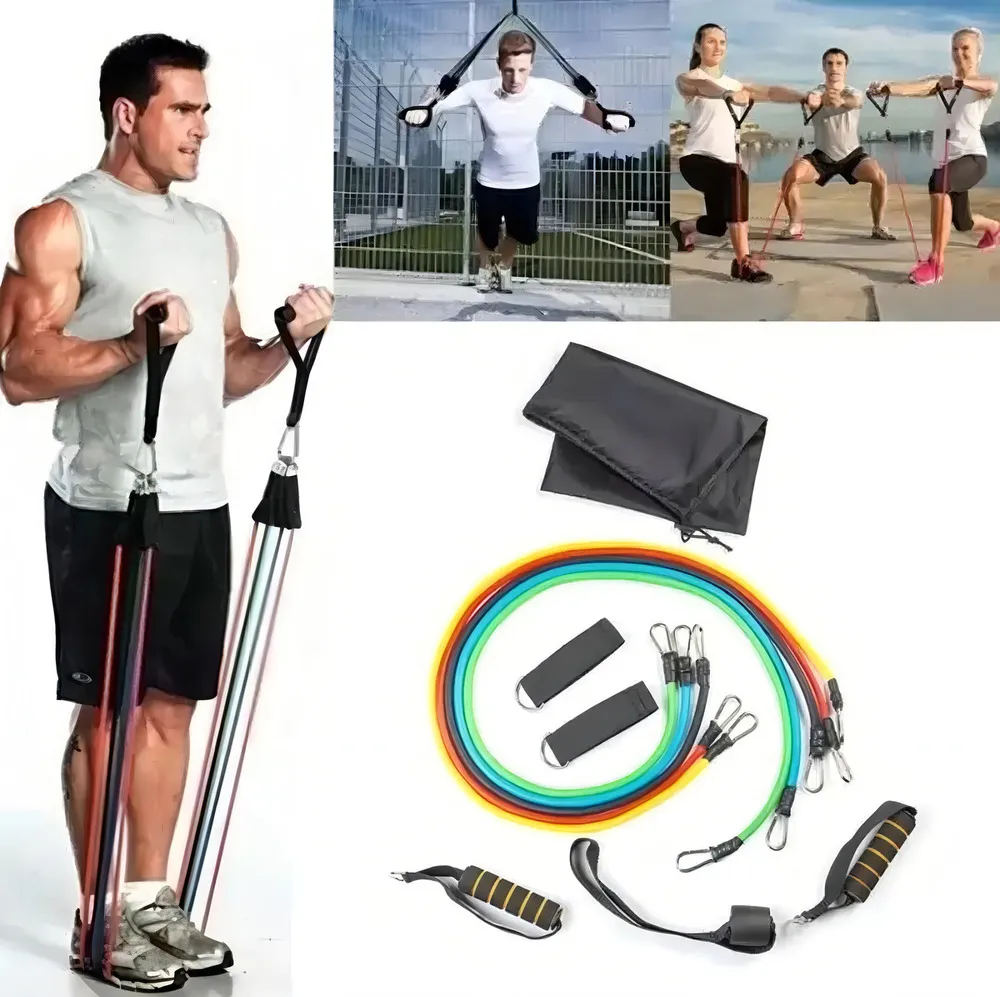 Set de ligas de resistencia profesional 5 niveles