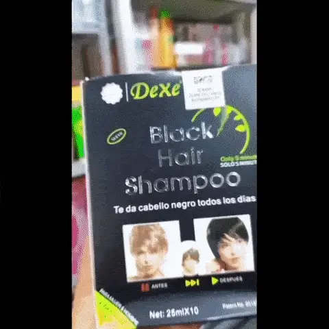 Shampoo Dexe Anticanas Negro