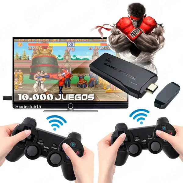 Consola de videojuegos 2.4 Wireless_3 Consola de juego Inalámbrico 2.4G